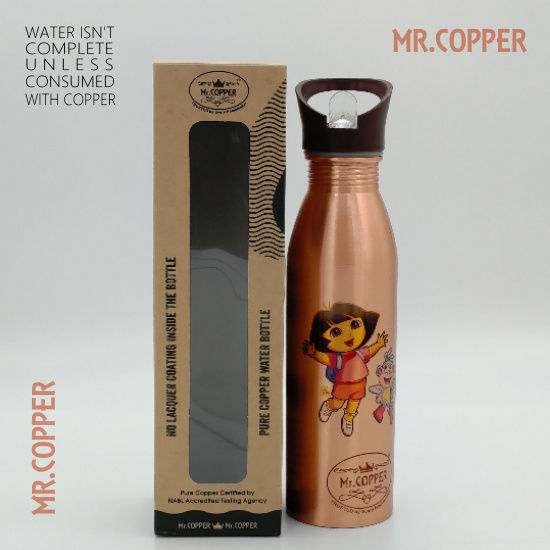 Copper Bottle Sipper Cap 700ml