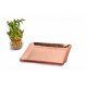 Copper Platter Hammered Square