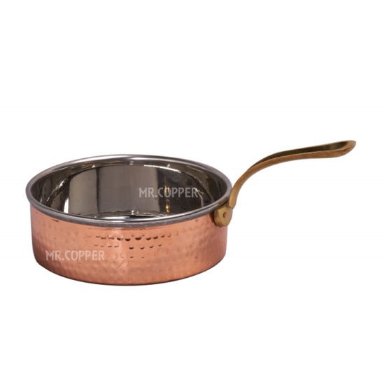 Copper / Steel / Brass Sauce Pan Hammered 