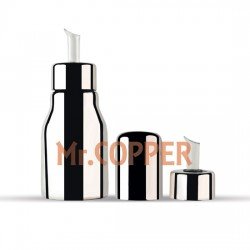 Stainless Steel Oil Pourer / Dispenser, Dual Cap 