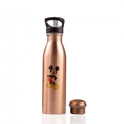 Copper Bottle With Sipper Cap And Copper Cap (Dual Cap) 700ml
