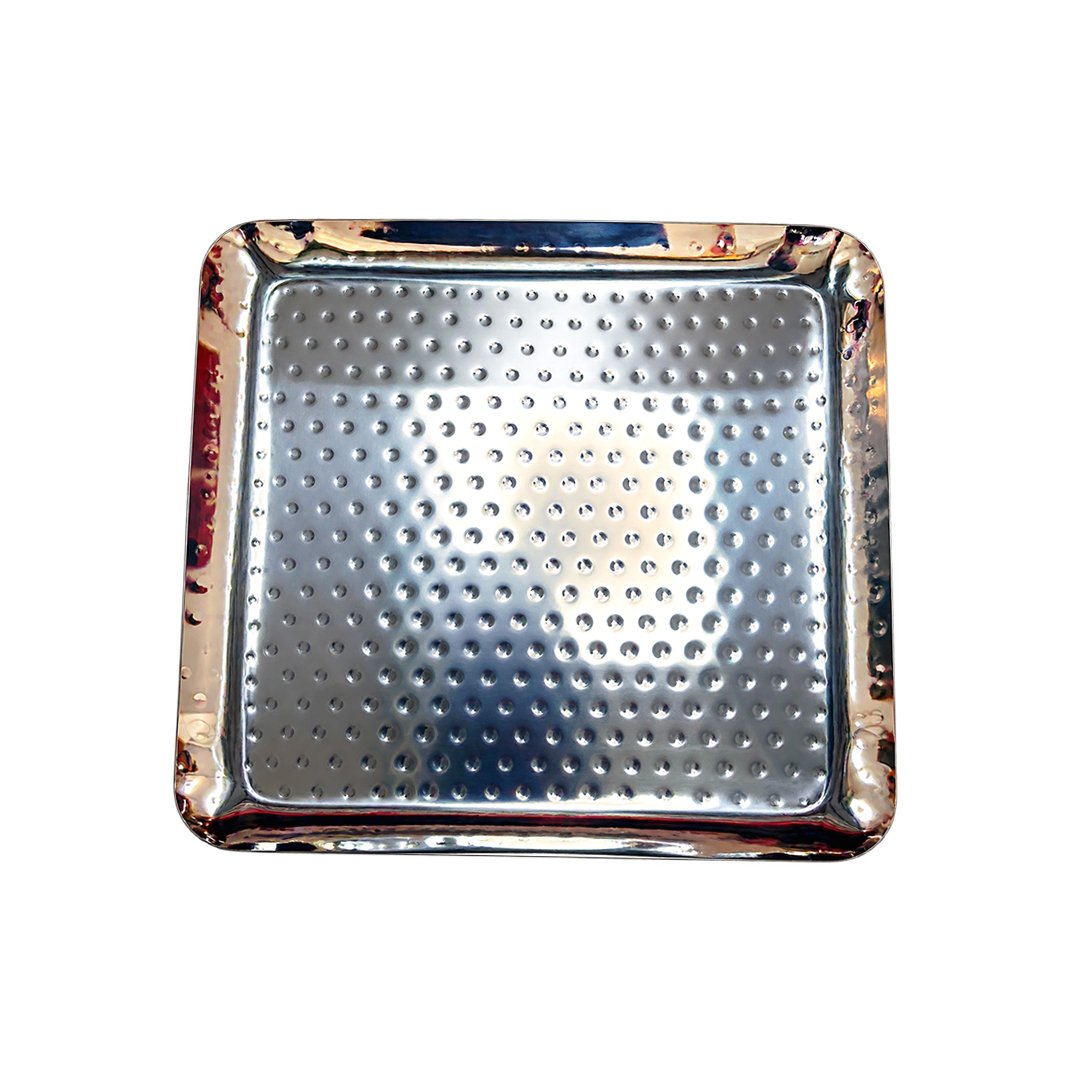 Stainless Steel Platter Square 10 Inch