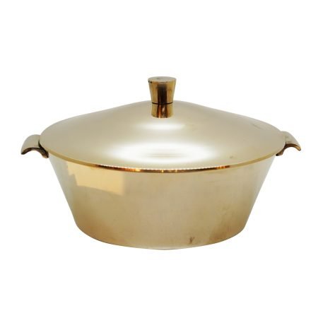 Mr.COPPER Bronze Handi With Lid