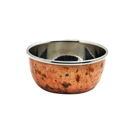 Mr Copper IN Copper Steel Katori/Cup