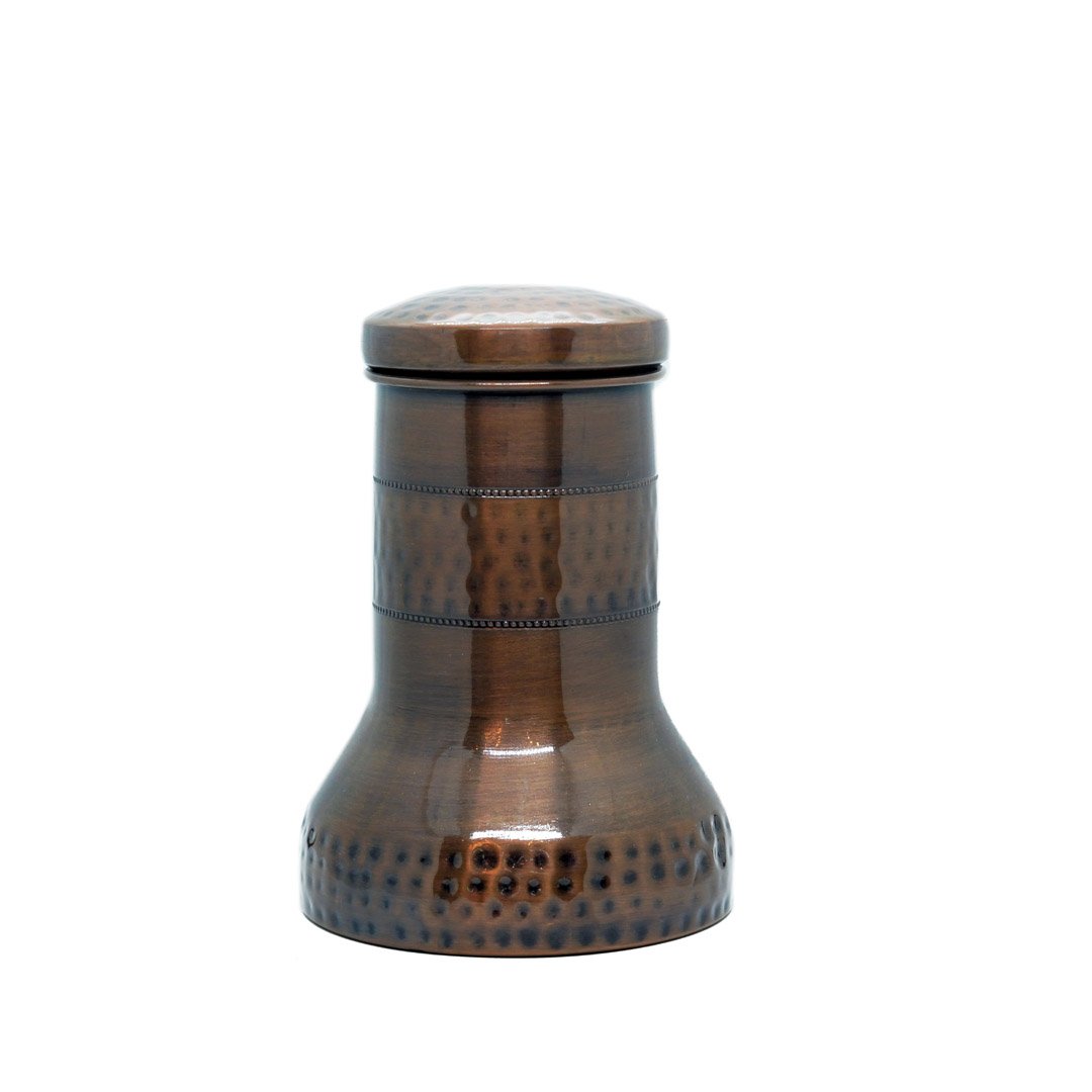 Copper Lilly Carafe Antique