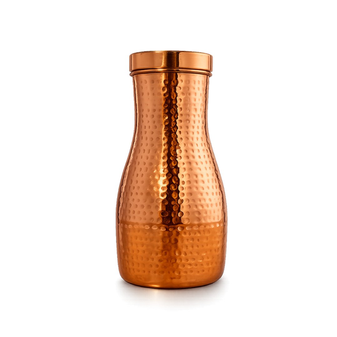 Copper Carafe 800ml Hammered