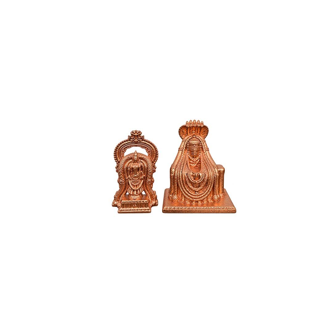 Bronze Annamalaiyar and Unnamalaiyar 2inch