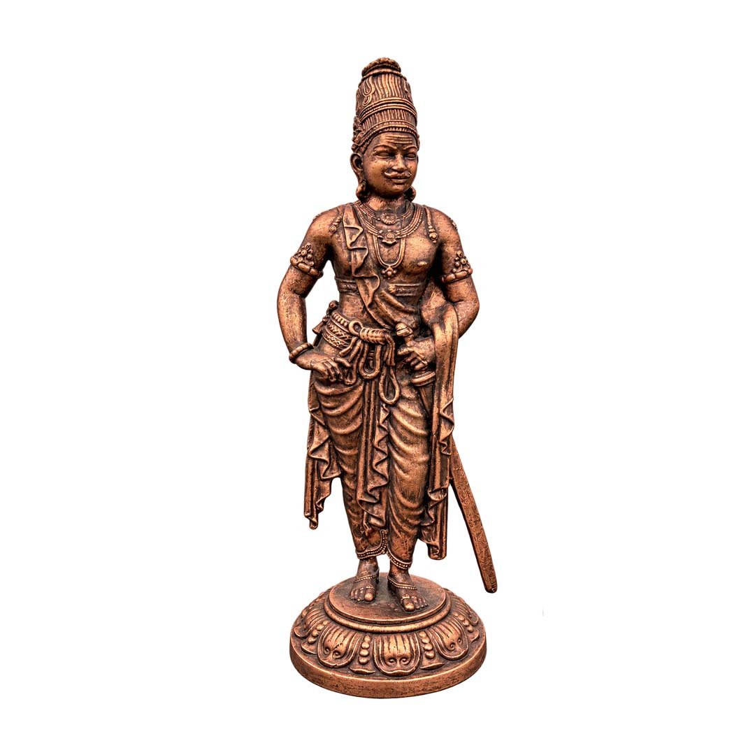 Bronze Rajarajacholan 6inch